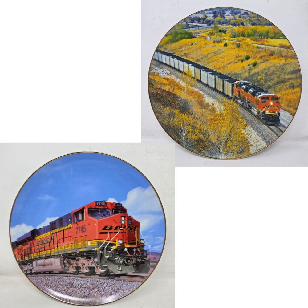 New BNSF Railway 10" Collector Plate Lot Power For The Long Haul and Firth Cut